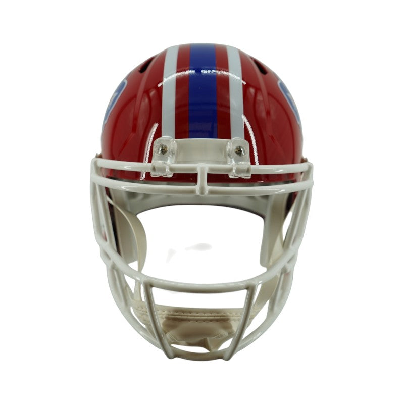 Jim Kelly/Thurman Thomas Buffalo Bills Dual Signed Inscribed Replica Bills Helmet CX AUTH