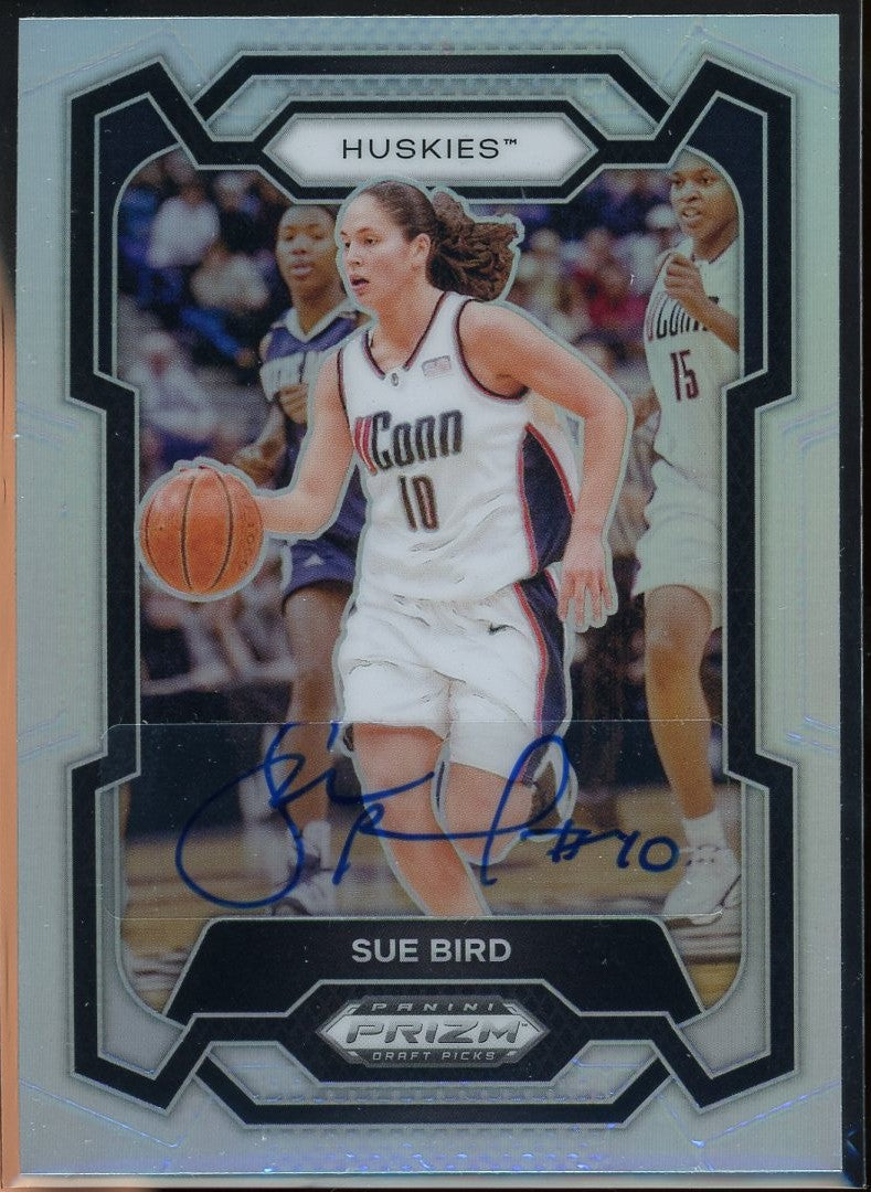 2024 Panini Prizm Draft Picks Sue Bird Silver Card Signed Sticker Auto