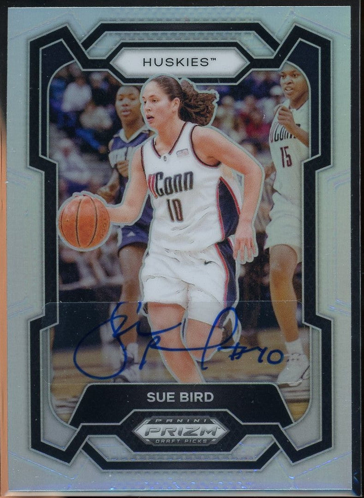 2024 Panini Prizm Draft Picks Sue Bird Silver Card Signed Sticker Auto