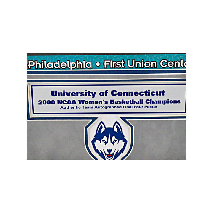 2000 UConn Women's Basketball Team Autographed Signed Framed 11x14 Final Four Print (Sue Bird LOA)