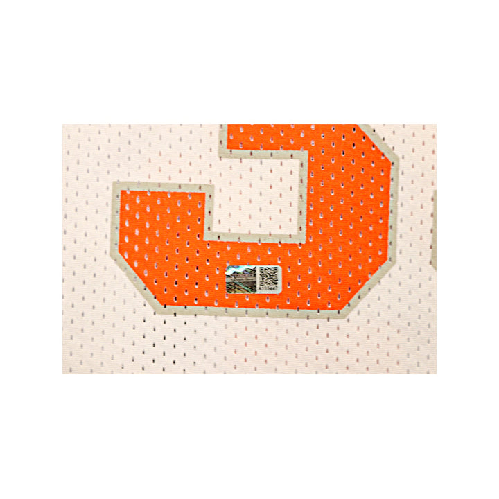 Jim Boeheim Syracuse University Autographed Signed Inscribed "03 Champs, 76-23" White Retro Brand Jersey (CX Auth)