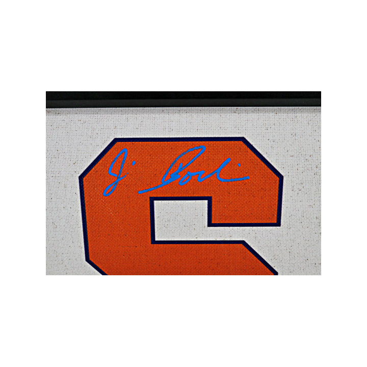 Jim Boeheim Autographed Signed Inscribed Syracuse University Framed 11x14 Carrier Dome Roof (CX Auth)