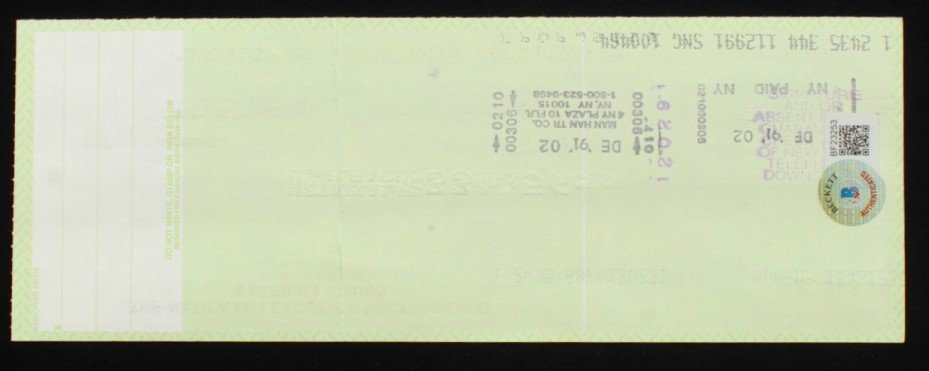 Bill White Signed Full Name William D. White St. Louis Cardinals & National League President Signed 1991 Bank Check (Beckett)