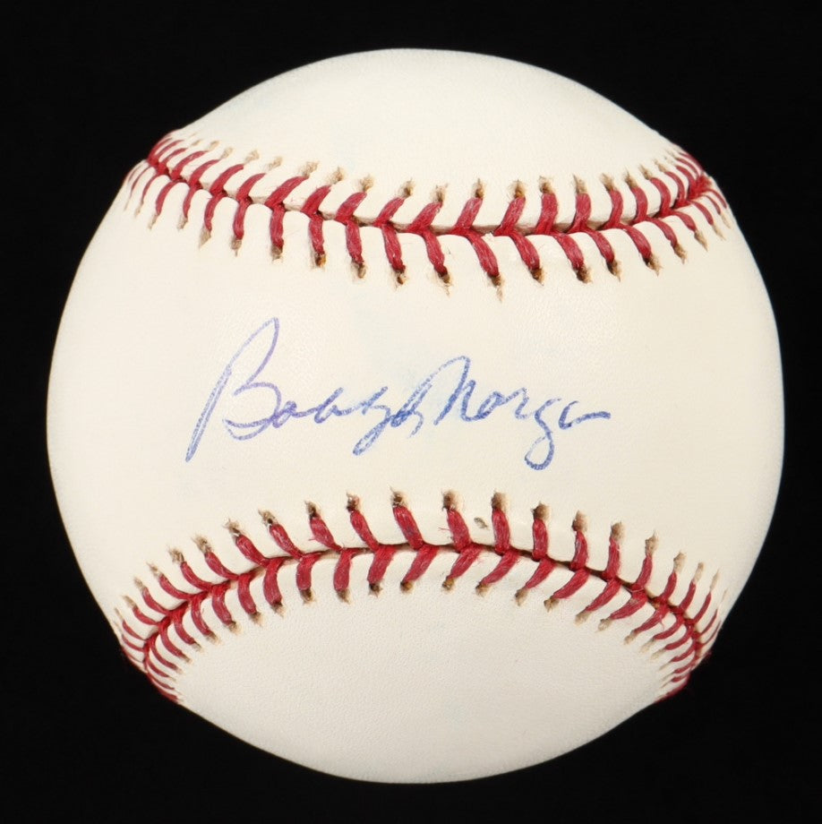 Bobby Morgan Chicago Cubs Signed OML Baseball (JSA)
