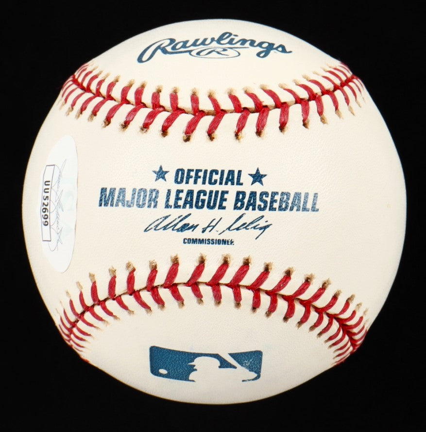 Bobby Morgan Chicago Cubs Signed OML Baseball (JSA)