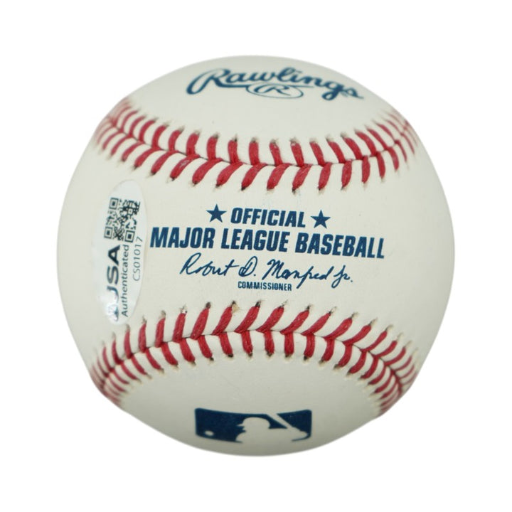 Jose Cabellero New York Yankees Autographed OMLB Baseball JSA COA