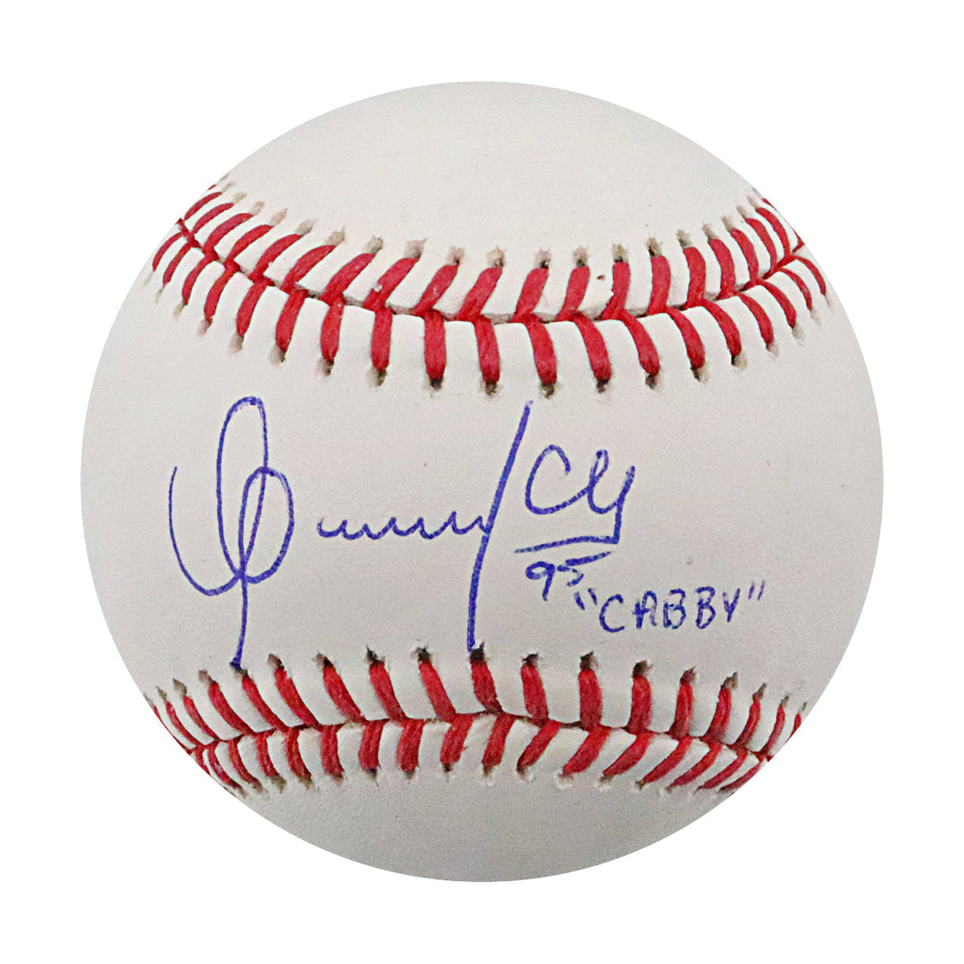 Oswaldo Cabrera New York Yankees Autographed Signed Inscribed "Cabby" OMLB Baseball (CX Auth)
