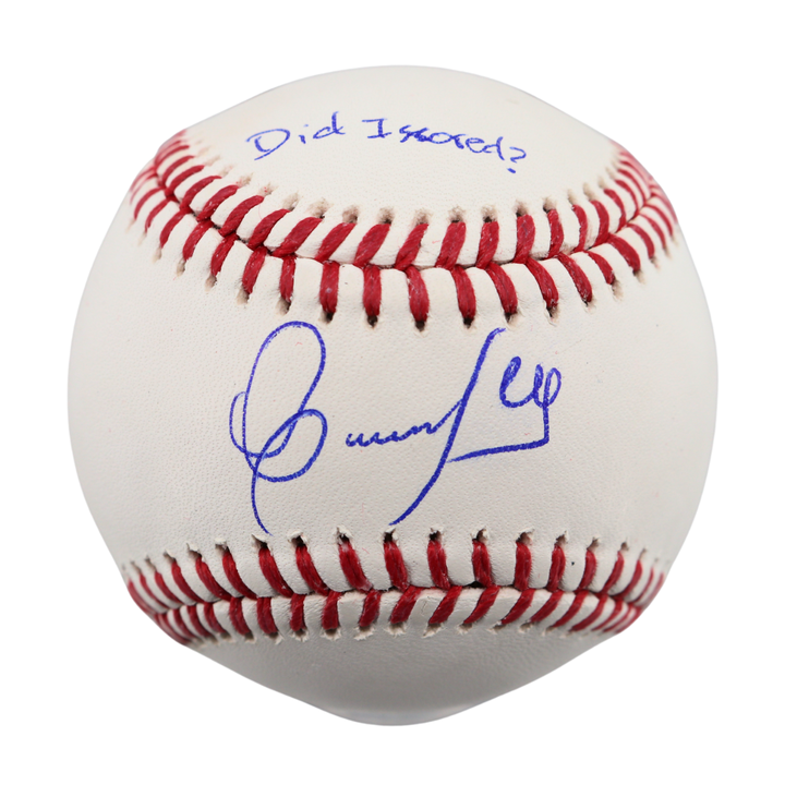 Oswaldo Cabrera New York Yankees Autographed Signed Inscribed "Did I Score" OMLB Baseball (CX Auth)