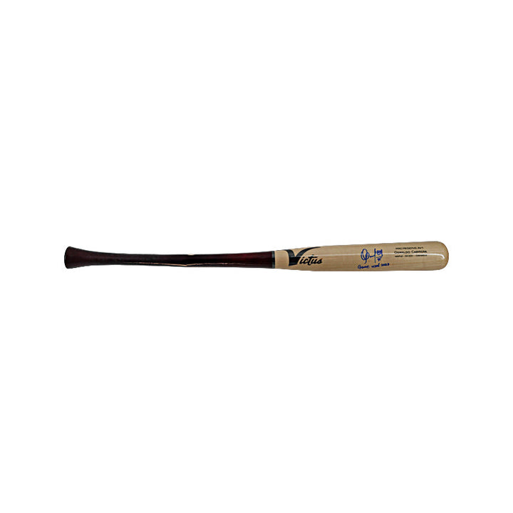 Oswaldo Cabrera New York Yankees Autographed Game Used 2023 Victus Cracked Bat