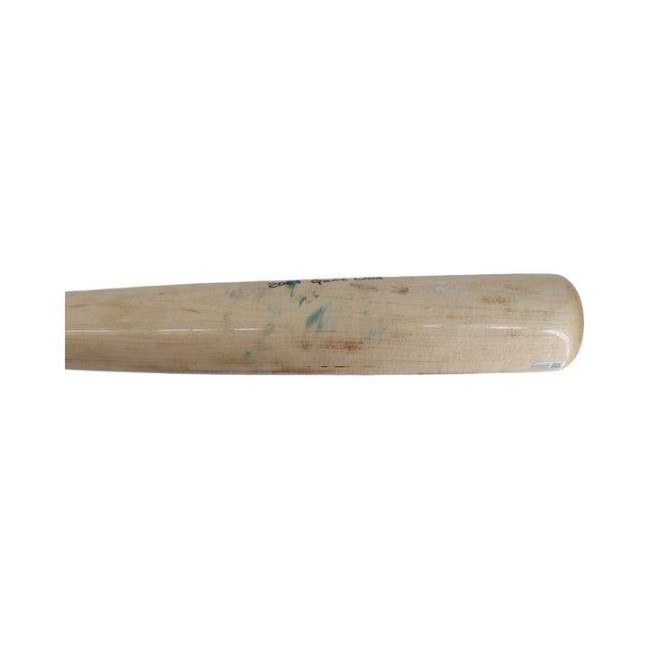 Oswaldo Cabrera New York Yankees Autographed Signed Inscribed 2025 Game Used Aaron Judge Model Cracked Tucci Bat (CX Auth)