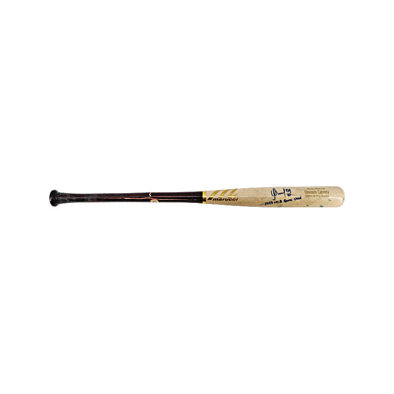 Oswaldo Cabrera Autographed Signed Inscribed New York Yankees Cracked Game Used Marucci DO34-M Pro Model Bat (MLB Auth)
