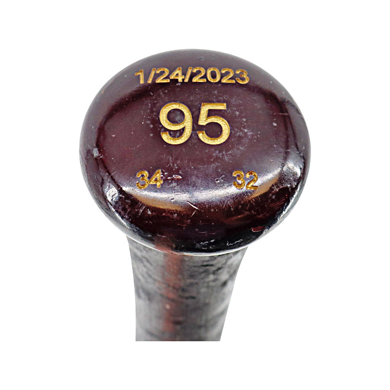 Oswaldo Cabrera Autographed Signed Inscribed New York Yankees Cracked Game Used Marucci DO34-M Pro Model Bat (MLB Auth)