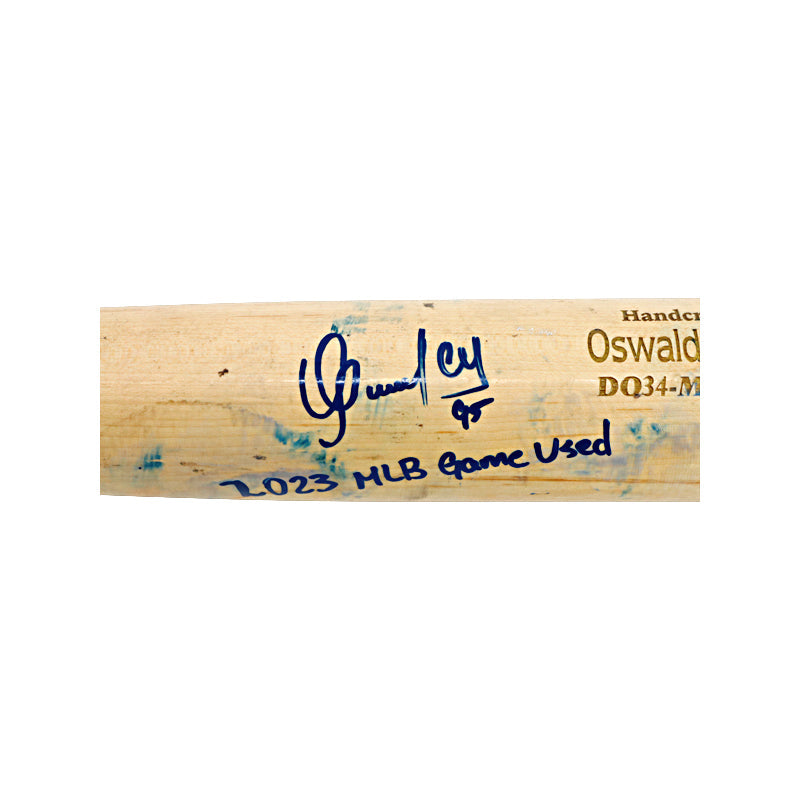 Oswaldo Cabrera Autographed Signed Inscribed New York Yankees Game Used Marucci DO34-M Pro Model Bat (Oswaldo Cabrera Autographed Signed Inscribed LOA)