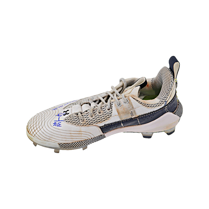 Oswaldo Cabrera New York Yankees Autographed and Inscribed "Home Game Cleats 2023" Navy/White Harper 7 Cleats