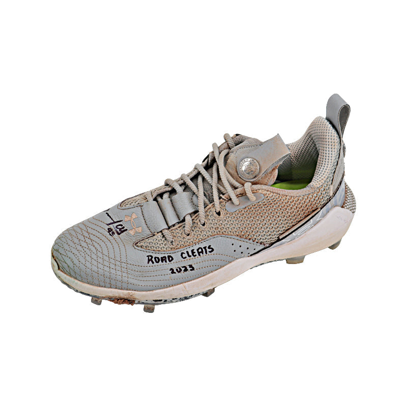 Oswaldo Cabrera New York Yankees Autographed and Inscribed "Road Cleats 2023" Grey Harper 7 Cleats