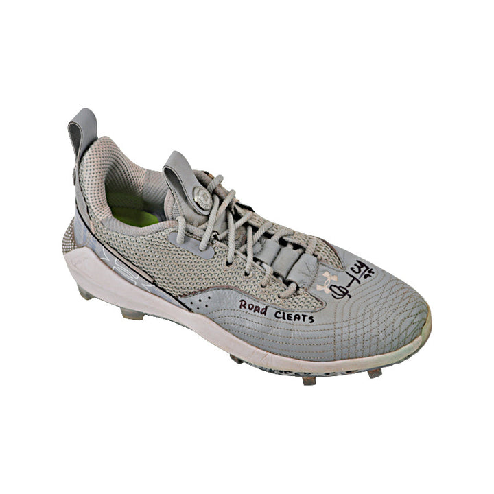 Oswaldo Cabrera New York Yankees Autographed and Inscribed "Road Cleats 2023" Grey Harper 7 Cleats