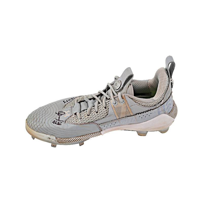 Oswaldo Cabrera New York Yankees Autographed and Inscribed "Road Cleats 2023" Grey Harper 7 Cleats