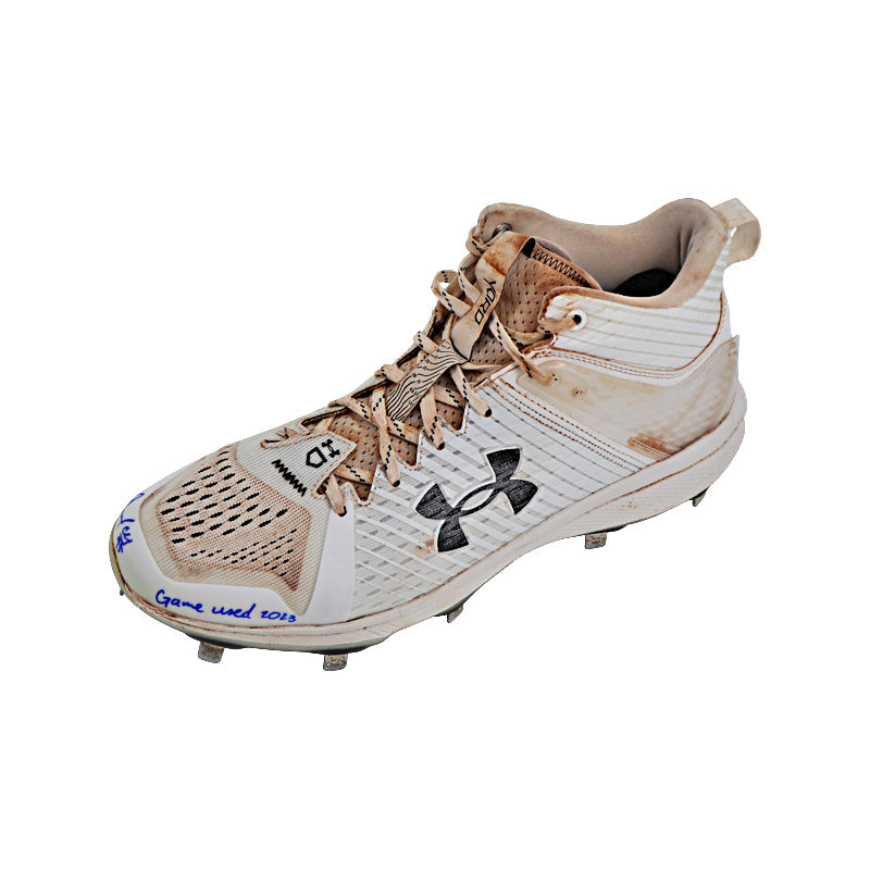 Oswaldo Cabrera New York Yankees Autographed and Inscribed "Game Used 2023" White/Grey Yard Cleats