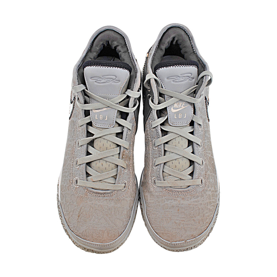 Oswaldo Cabrera New York Yankees Autographed Signed Inscribed Nike Zoom Lebron NXXT Gen Wolf Grey Metallic Gold Practice Used Sneakers (CX Auth/Cabrera LOA)