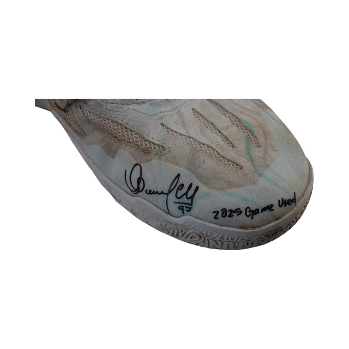 Oswaldo Cabrera New York Yankees Autographed Signed Inscribed 2025 Game Used Lamelo Ball Puma MB.03 Iridescent Cleats (CX Auth)