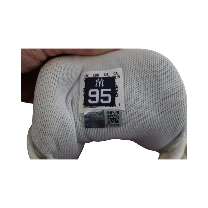 Oswaldo Cabrera New York Yankees Autographed Signed Inscribed 2025 Game Used Lamelo Ball Puma MB.03 Iridescent Cleats (CX Auth)