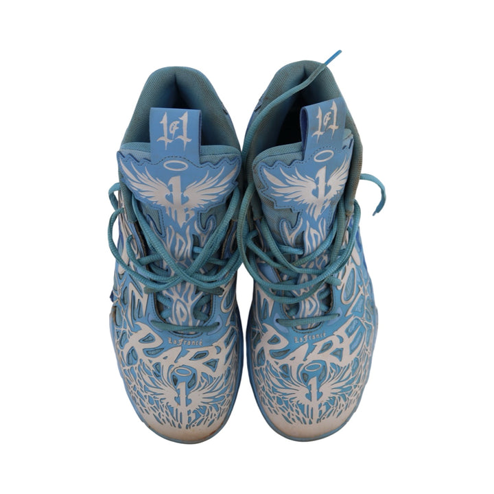 Oswaldo Cabrera New York Yankees Autographed Signed Inscribed 2024 Playoffs/2025 Game Used Lamelo Ball Puma MB.04 LaFrance Cleats (CX Auth)
