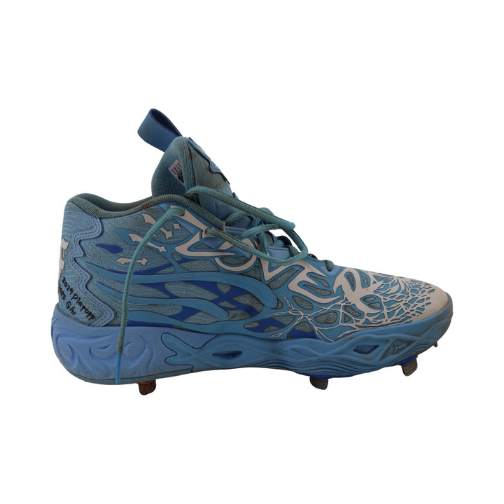 Oswaldo Cabrera New York Yankees Autographed Signed Inscribed 2024 Playoffs/2025 Game Used Lamelo Ball Puma MB.04 LaFrance Cleats (CX Auth)