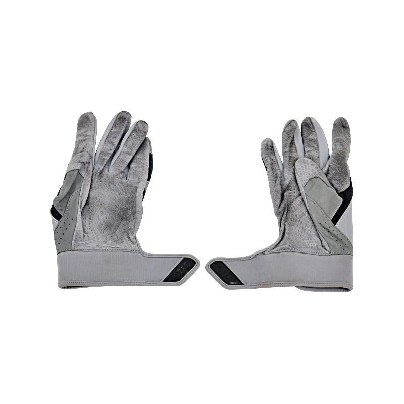 Oswaldo Cabrera New York Yankees Autographed and Inscribed "G/U 2023" Grey/Black Under Armour Batting Gloves 