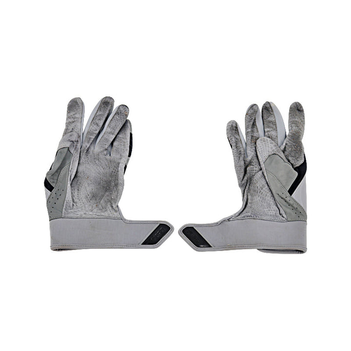 Oswaldo Cabrera New York Yankees Autographed and Inscribed "G/U 2023" Grey/Black Under Armour Batting Gloves 