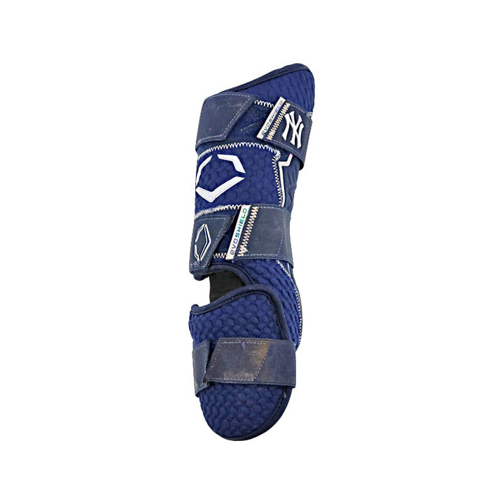 Oswaldo Cabrera New York Yankees Navy Game Used Foot/Shin Guard (Oswaldo Cabrera LOA)