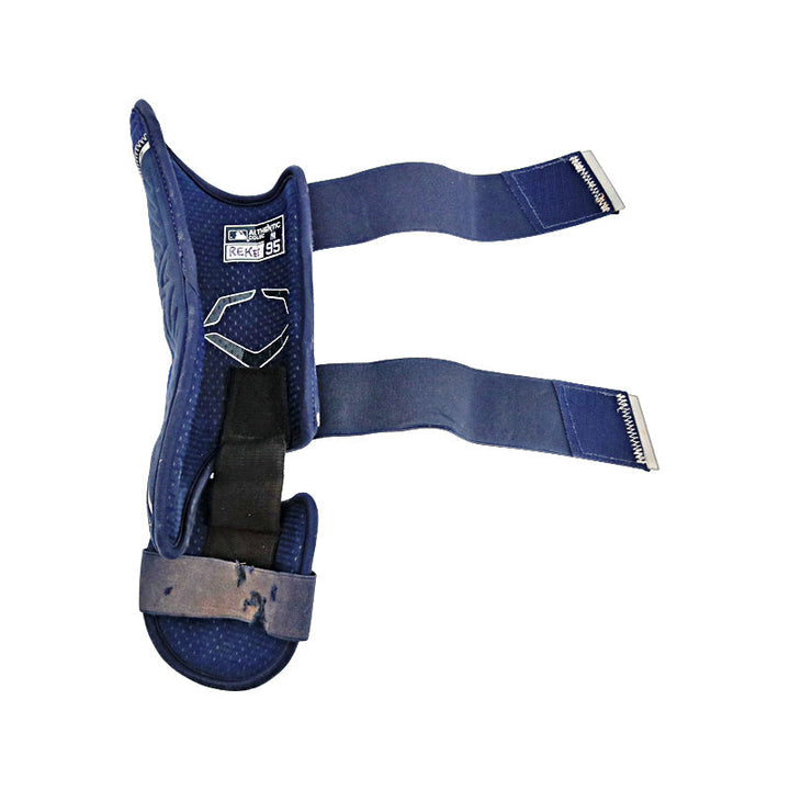Oswaldo Cabrera New York Yankees Navy Game Used Foot/Shin Guard (Oswaldo Cabrera LOA)