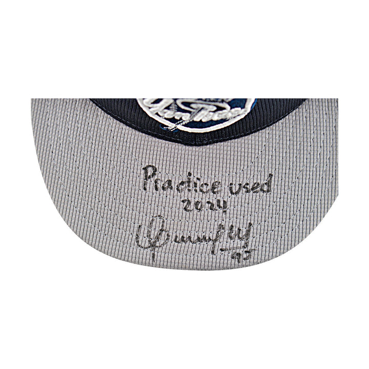 Oswaldo Cabrera New York Yankees Autographed Signed Inscribed Practice Used Hat (CX Auth/Cabrera LOA)