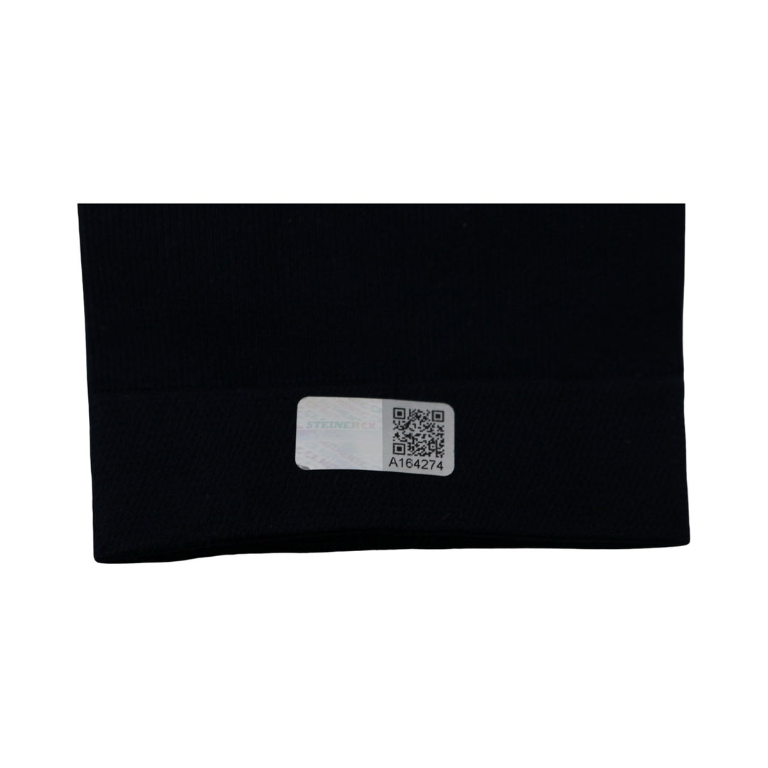 Oswaldo Cabrera New York Yankees Autographed Inscribed Bruce Bolt Navy 2025 Game Used Arm Sleeve (CX Auth)