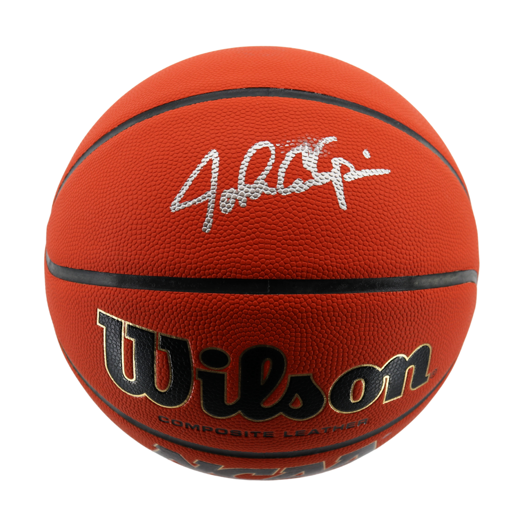 John Calipari Kentucky Arkansas Autographed Signed Wilson NCAA Basketball 