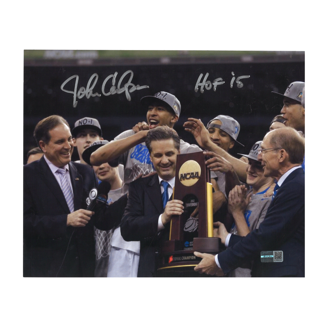 John Calipari Kentucky Wildcats Autographed Signed Inscribed 8x10 Photo  (2)