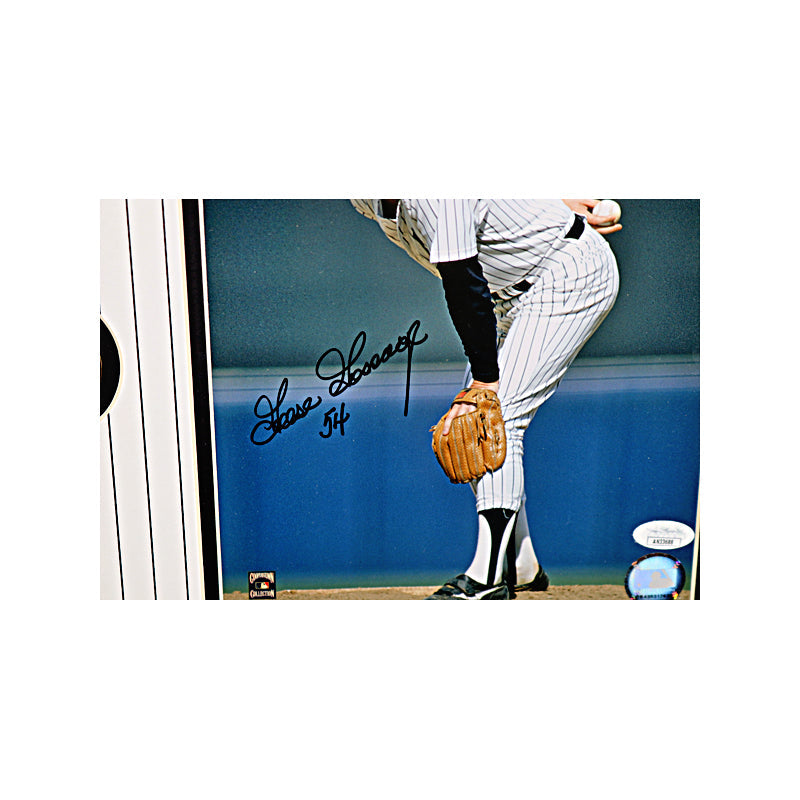 Goose Gossage New York Yankees Autographed Dual 8X10 Coin Collage (JSA)