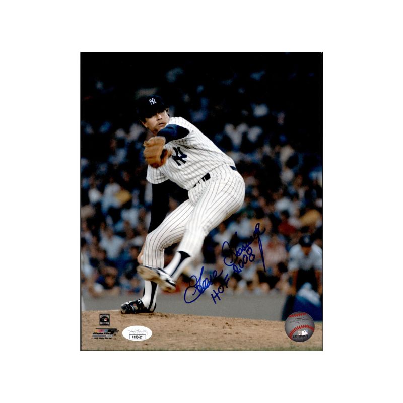 Goose Gossage New York Yankees Autographed with HOF 2008 8x10 Photo (JSA)