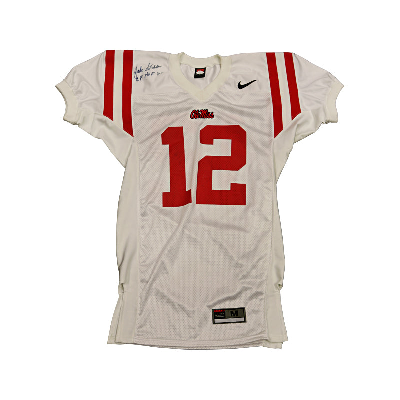 Jake Gibbs Autographed Ole Miss Jersey (JSA)