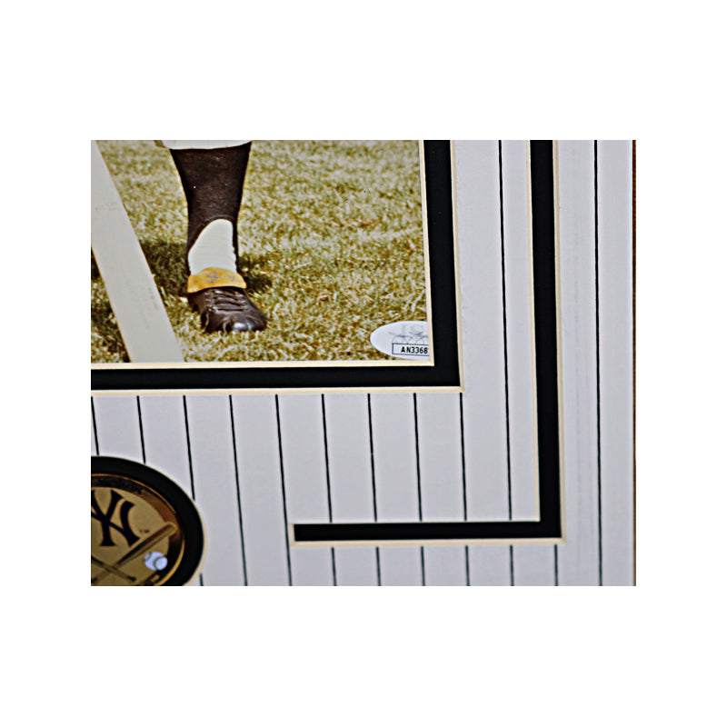 Hank Bauer New York Yankees Autographed 8x10 Coin Collage (JSA)