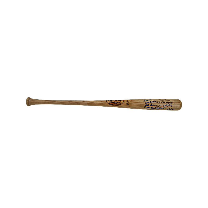 Kubek, Skowron, Rivers, Larsen New York Yankees Multi Signed Louisville Slugger Bat (JSA LOA)