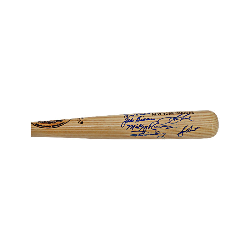 Kubek, Skowron, Rivers, Larsen New York Yankees Multi Signed Louisville Slugger Bat (JSA LOA)