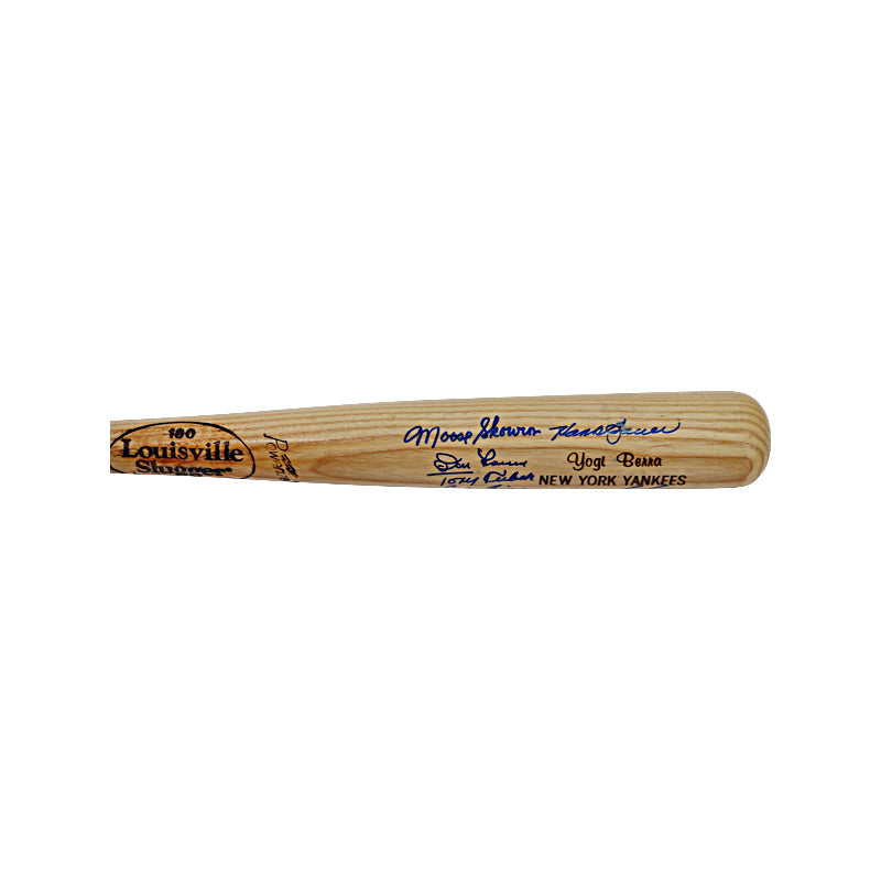 Kubek, Skowron, Rivers, Larsen New York Yankees Multi Signed Louisville Slugger Bat (JSA LOA)