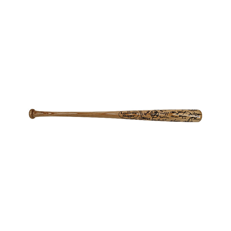 New York Yankees Multi Signed Louisville Slugger Yankees Top Hat Logo Bat (JSA LOA)