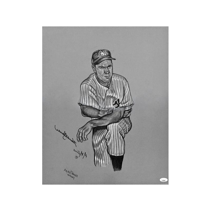 Bill Moose Skowron New York Yankee Autographed Signed 16x20 Mullins Print (JSA COA #AP51515)