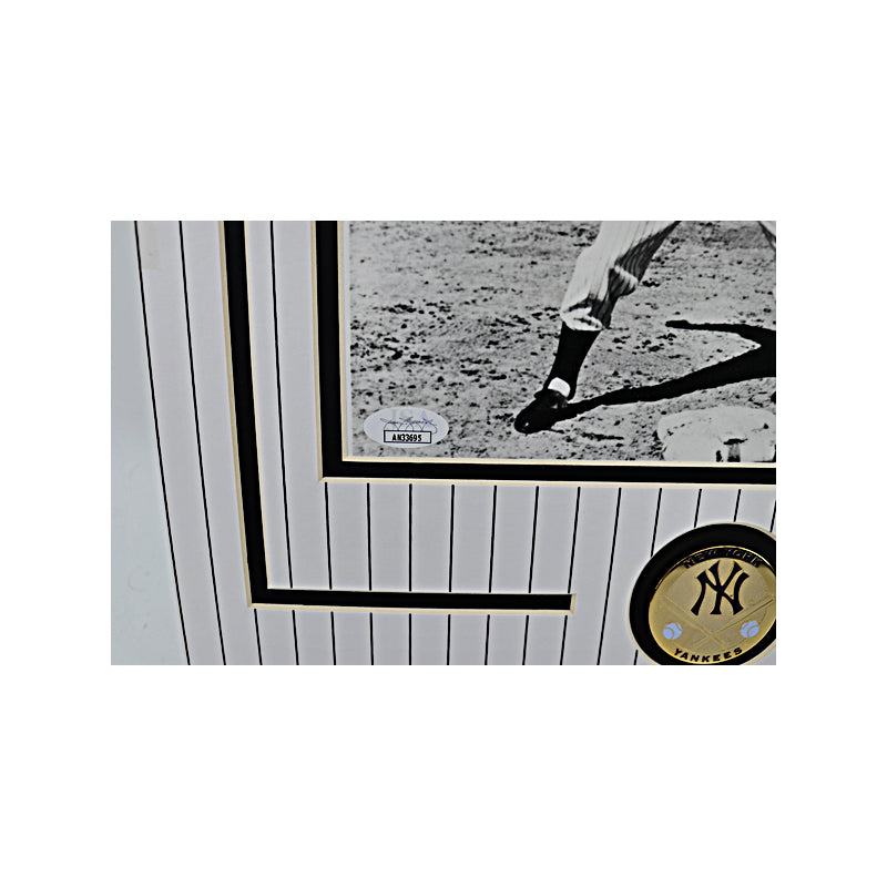 Tony Kubek & Phil Rizzuto Dual Signed 8X10 Coin Collage (JSA)