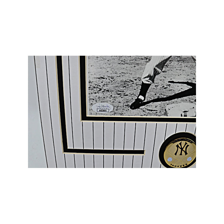 Tony Kubek & Phil Rizzuto Dual Signed 8X10 Coin Collage (JSA)