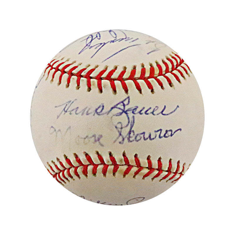 Berra, Larsen, Dent New York Yankee Legends Multi Signed Autographed OMLB Baseball (JSA LOA #YY44498)