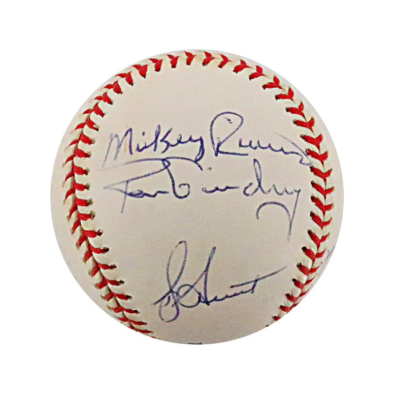 Berra, Larsen, Dent New York Yankee Legends Multi Signed Autographed OMLB Baseball (JSA LOA #YY44498)