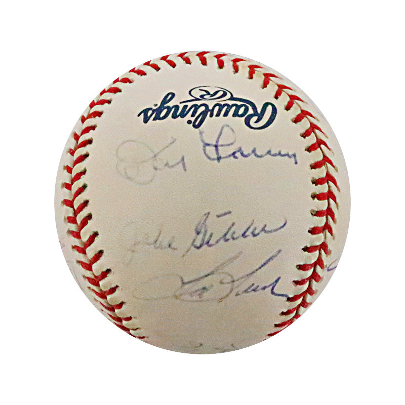 Berra, Larsen, Dent New York Yankee Legends Multi Signed Autographed OMLB Baseball (JSA LOA #YY44498)