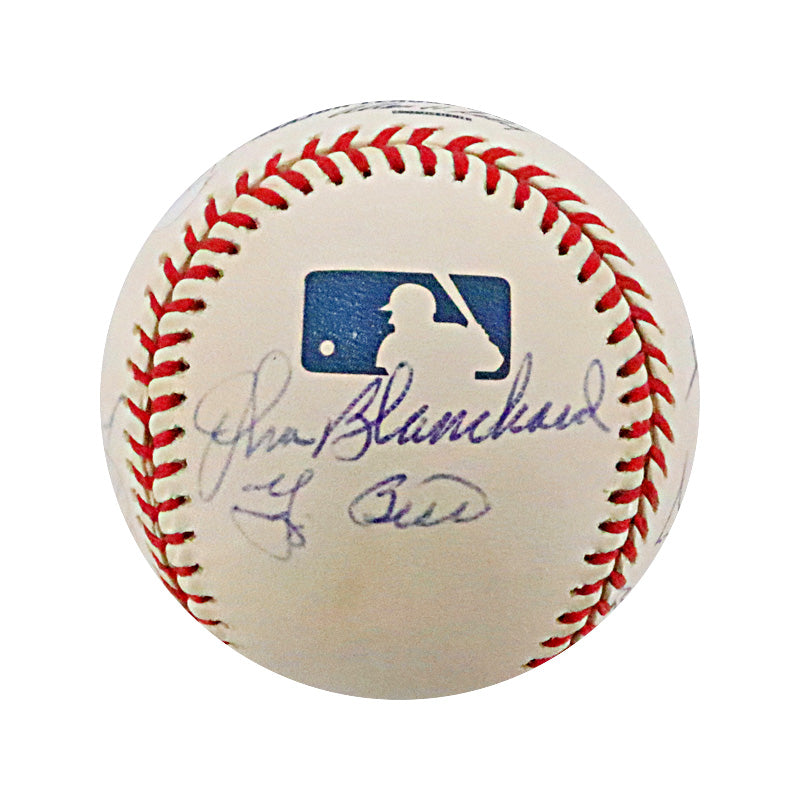 Berra, Larsen, Dent New York Yankee Legends Multi Signed Autographed OMLB Baseball (JSA LOA #YY44498)